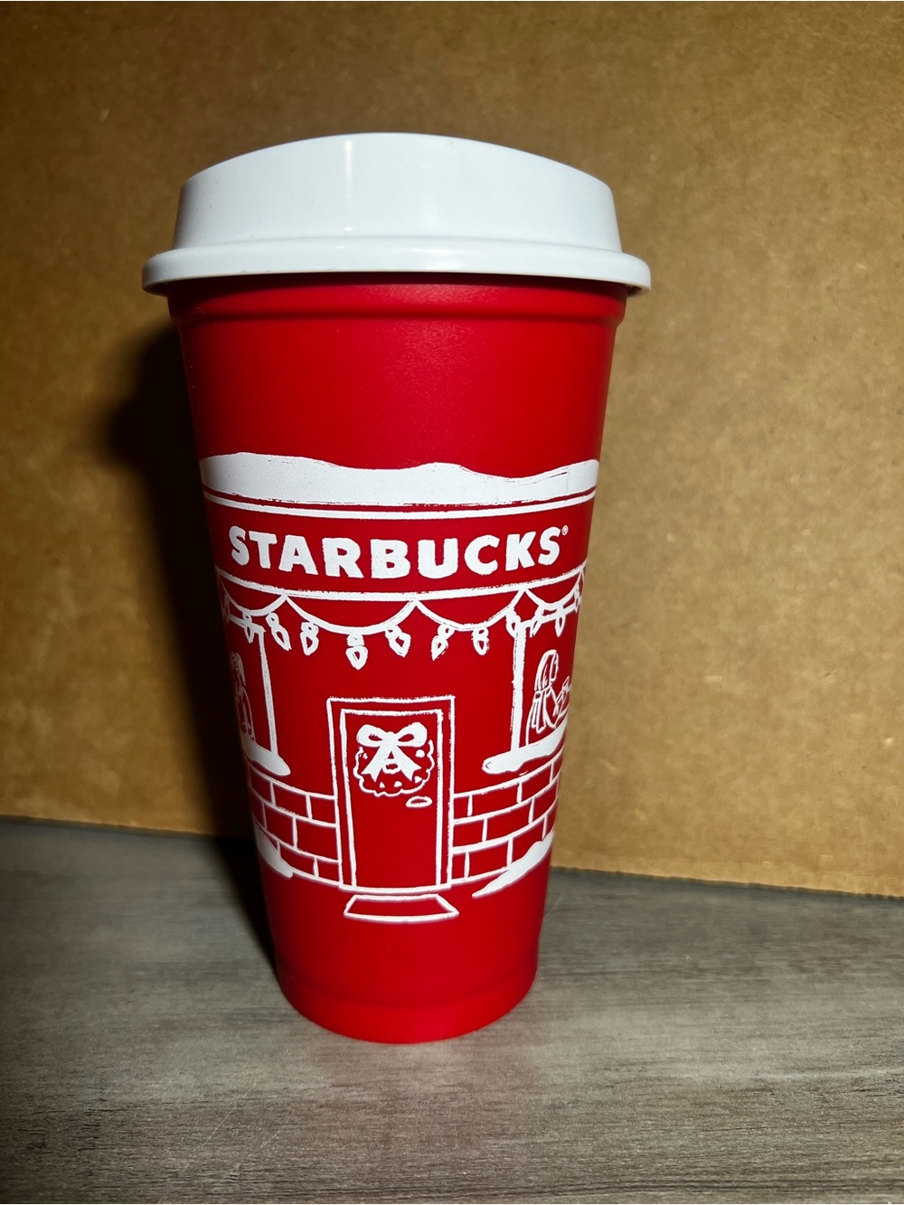 Starbucks Christmas 2025 Red Cup Day 16oz Holiday Reusable Coffee Cup